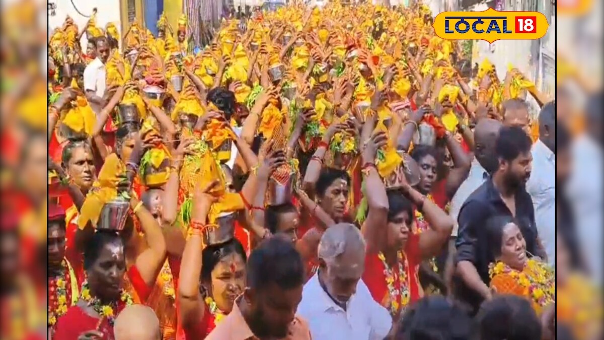 300-க்கும் மேற்பட்ட பெண்கள் பால்குடம் எடுத்து அம்மனுக்கு அபிஷேகம்... – News18 தமிழ்