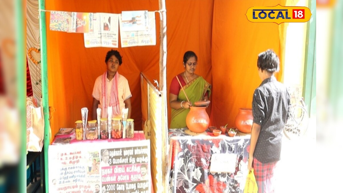 சிலையாக நின்ற கல்லூரி மாணவிகள்..எதற்கு தெரியுமா ? – News18 தமிழ்