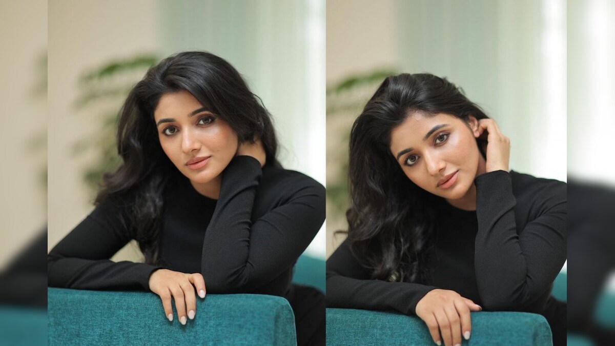 கருப்பு நிற உடையில் கலக்கும் ஜெயிலர் பட நடிகை மிர்னா மேனன்! – News18 தமிழ்