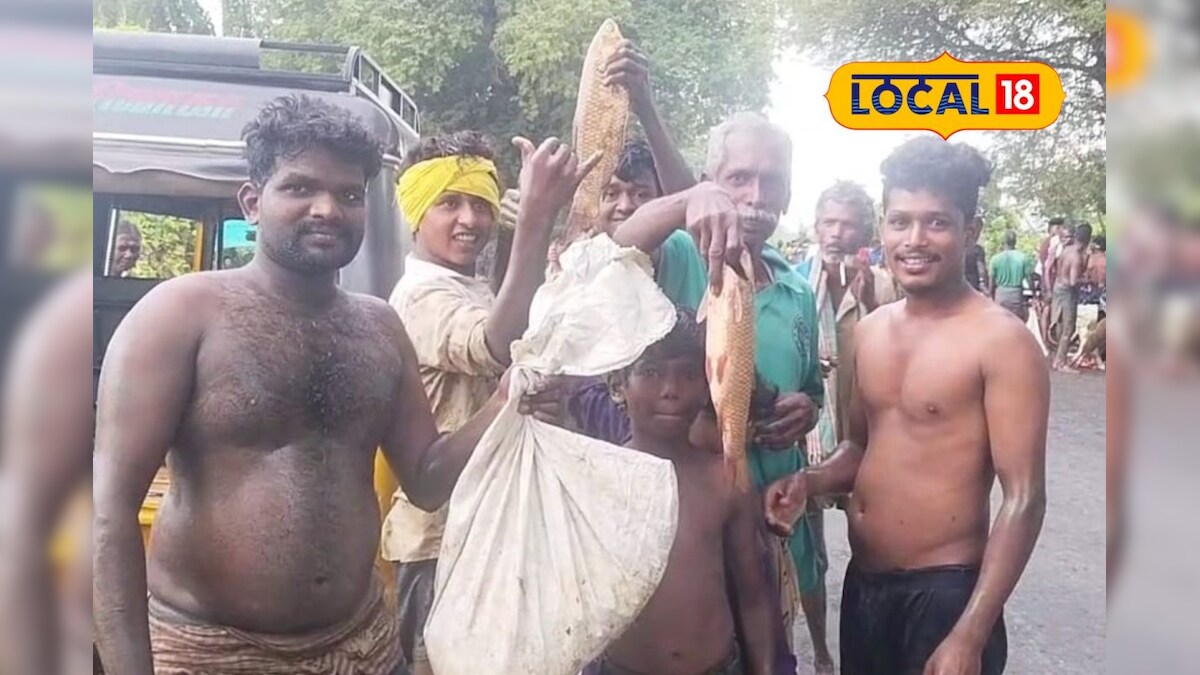 களைகட்டிய மீன்பிடி திருவிழா... வெரைட்டி மீன்களை அள்ளிய மக்கள்.... – News18 தமிழ்