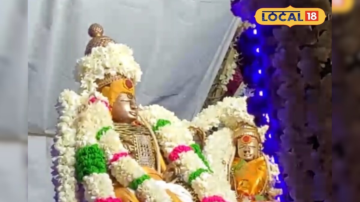 சித்திரை திருவிழா... பூப்பல்லாக்கு பிரியாவிடை சுவாமி வீதி உலா – News18 தமிழ்