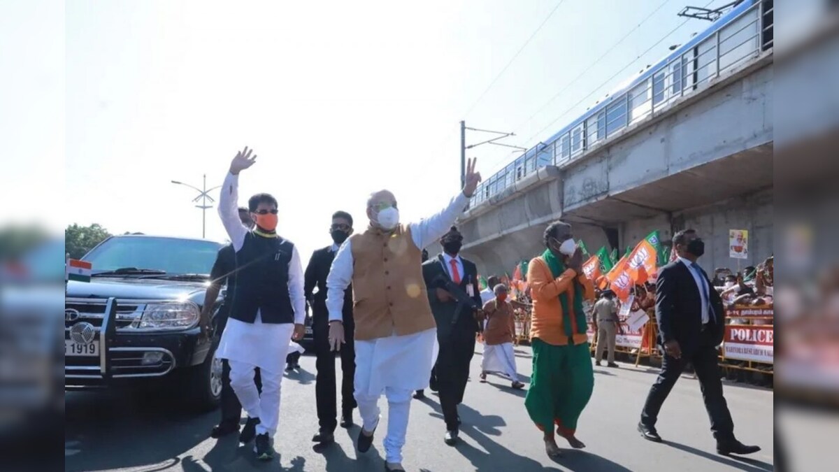 சிவகங்கை, தென்காசி, கன்னியாகுமரியில் அமித் ஷா நாளை ‘ரோடு ஷோ’ – News18 தமிழ்