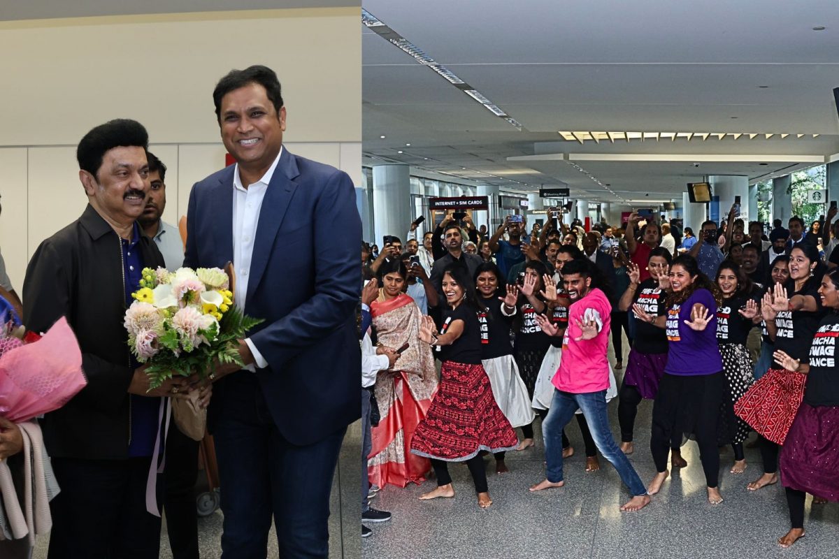 அமெரிக்கா சென்றடைந்த முதல்வர் மு.க.ஸ்டாலின் - தமிழர்கள் கொடுத்த உற்சாக வரவேற்பு – News18 தமிழ்