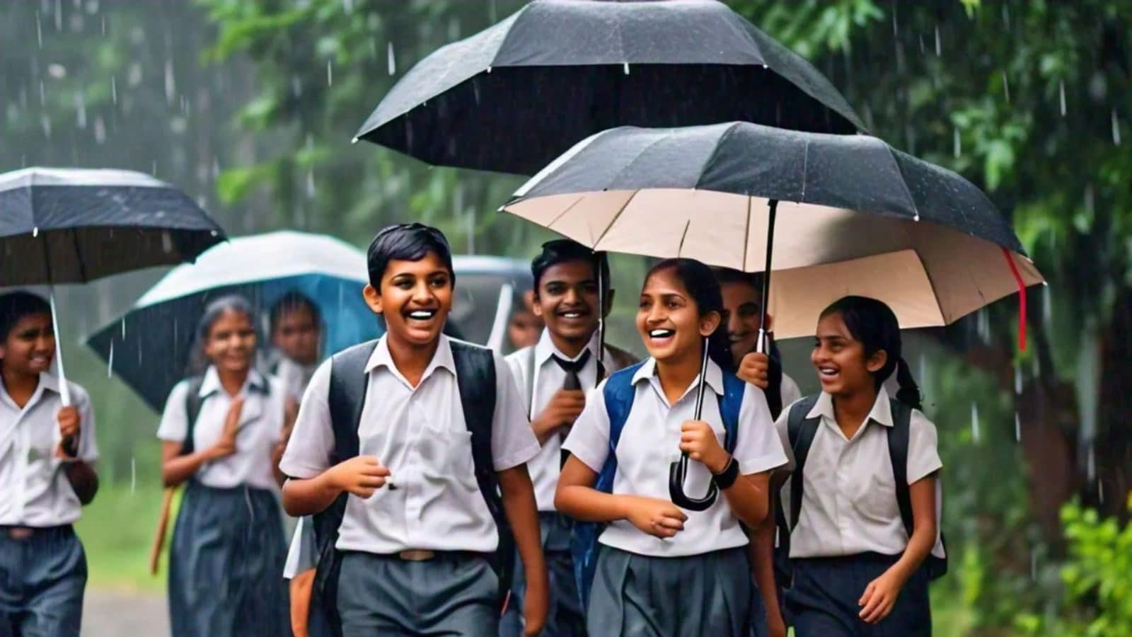 School Leave கனமழை எதிரொலி..! பள்ளிகளுக்கு விடுமுறை அறிவிப்பு