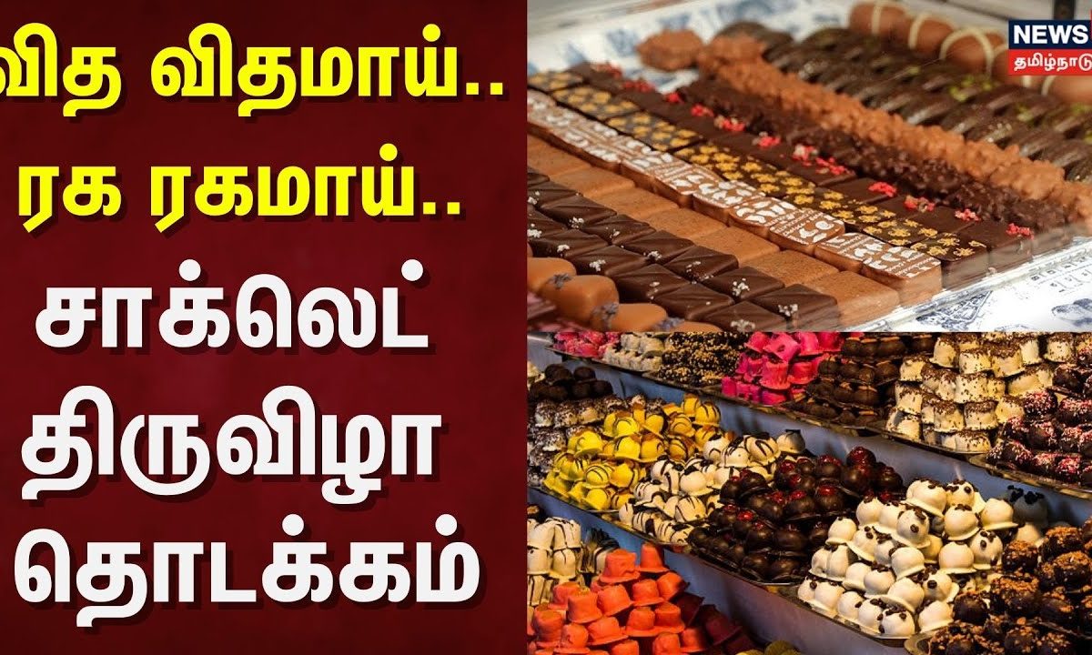 Chocolate Festival | வித விதமாய்.. ரக ரகமாய்.. - சாக்லெட் திருவிழா தொடக்கம் | Ooty Chocolate Fest