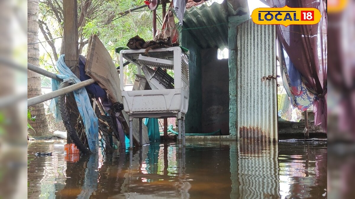 Rainwater accumulated in residential areas. – News18 தமிழ்
