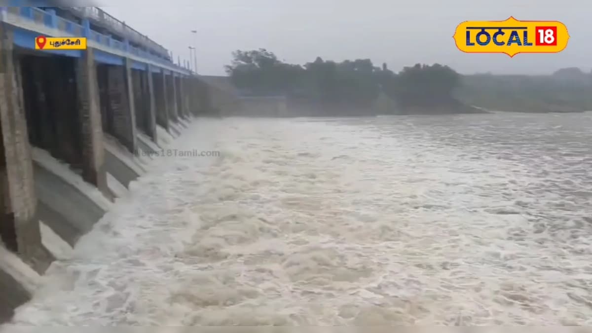 Veedur dam open-Flooding in Sankarabarani River-Warning to the public through loudspeakers-pst-gwi – News18 தமிழ்