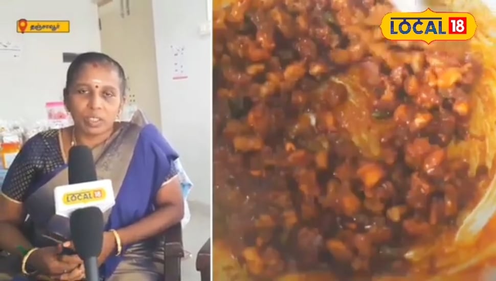 இவங்களோட மீன் ஊறுகாய்க்கு இவ்வளவு பிரியர்கள் இருக்காங்களா..? தஞ்சையை அசத்தும் பெண்...