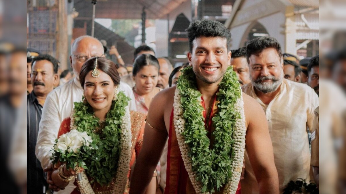 நடிகர் காளிதாஸ் ஜெயராம் – தாரிணி திருமண புகைப்படங்கள்… இணையத்தில் குவியும் வாழ்த்து…