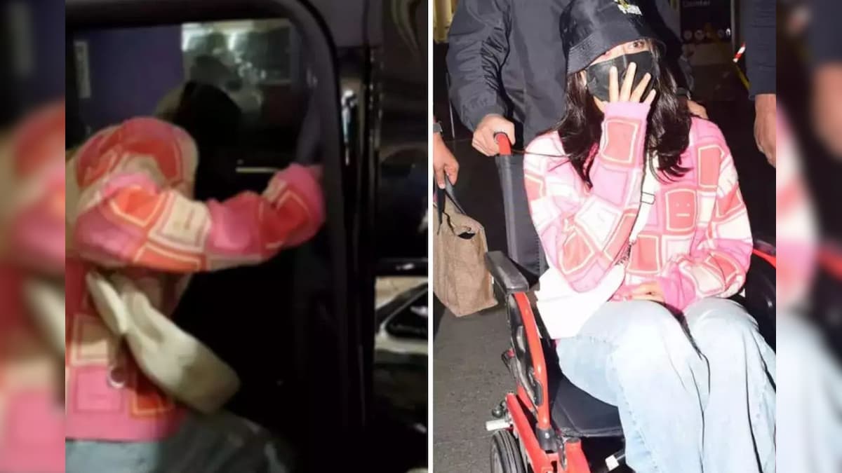 Rashmika mandanna | வீல் சேரில் ராஷ்மிகா மந்தனா..என்ன ஆச்சு.. வைரல் வீடியோவால் அதிர்ச்சி..காரணம் என்ன?