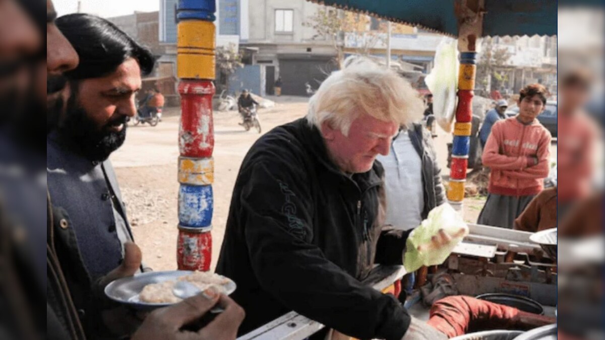 கூவி கூவி குல்பி விற்பனை.. யார் நம்ம டிரம்பா இது? அருகில் சென்று பார்த்தவர்களுக்கு காத்திருந்த அதிர்ச்சி