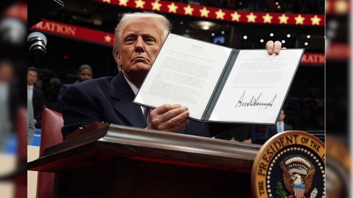 Donald Trump | அதிபராக முதல் நாளில் டிரம்ப் கையெழுத்திட்ட கோப்புகள்.. 8 மணிநேரத்தில் இத்தனை அதிரடியா?