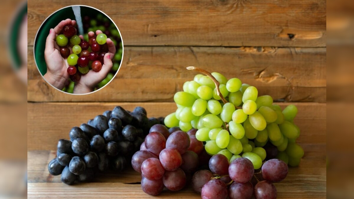 Grapes | வெறும் தண்ணீரில் திராட்சையை கழுவி சாப்பிடுகிறீர்களா?  இந்த தவறை செய்யாதீர்கள்.. ஏன் தெரியுமா?