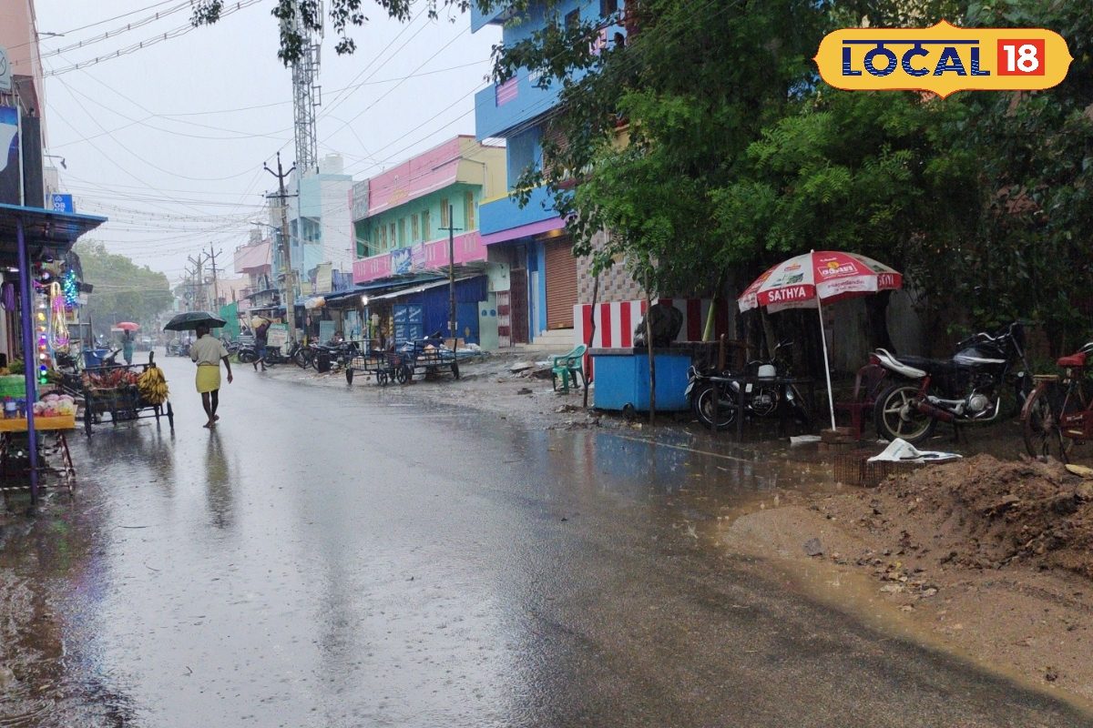 காத்து காத்து வீசுது.. சங்கரன்கோவிலில் பலத்த காற்றுடன் மிதமான மழை..!! - News18 தமிழ்