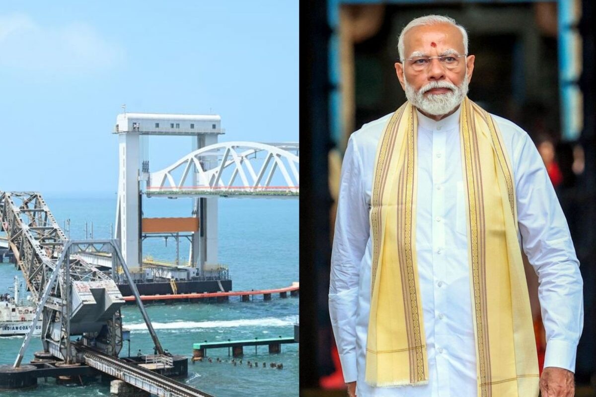 நாளை பாம்பன் பாலத்தை திறந்து வைக்கிறார் பிரதமர் மோடி.. முழு பயண விவரம் இதோ! - News18 தமிழ்