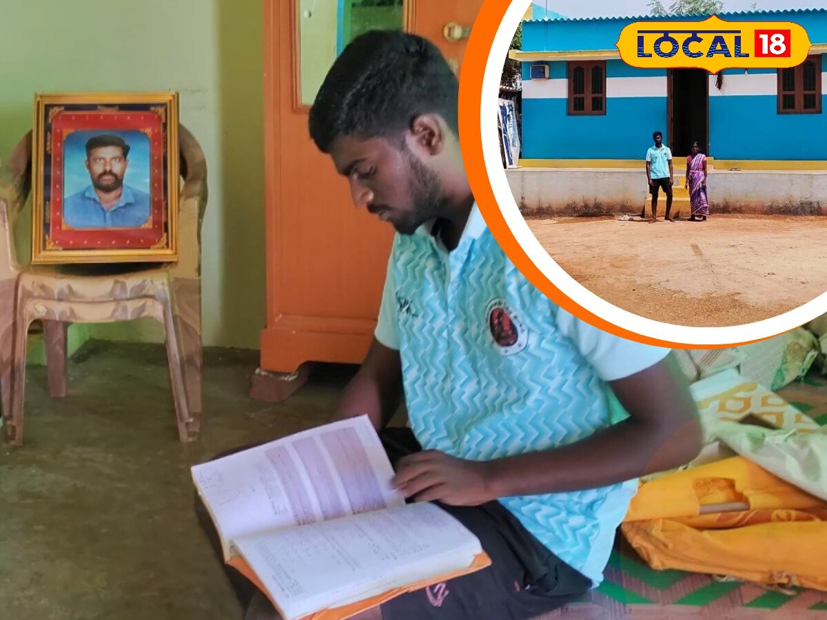 தந்தை இறந்த சோகத்திலும் தேர்வில் சாதித்த மாணவன்... உயர்கல்விக்கு உதவ அரசுக்கு கோரிக்கை... - News18 தமிழ்