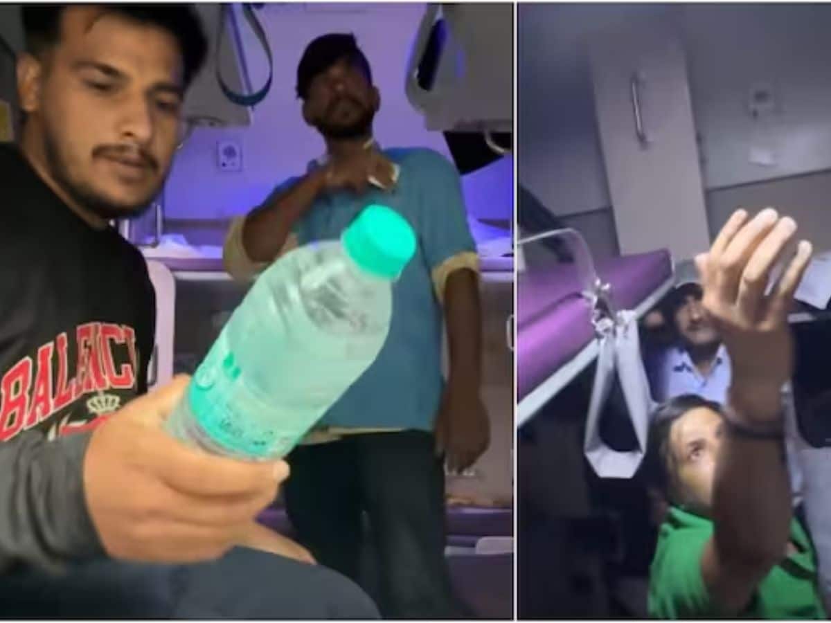 புகார் கொடுத்த சிறிது நேரத்தில் தாக்குதல்... ரயில் பயணியை தாக்கிய கேட்டரிங் கும்பல் - வைரல் வீடியோ... - News18 தமிழ்