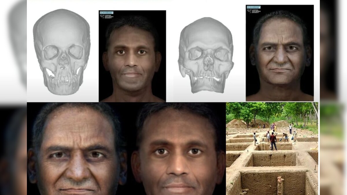 2500 ஆண்டுகளுக்கு முன்பு வாழ்த்த தமிழர்களின் முகம் எப்படி இருந்தது? வடிவமைத்த ஆராய்ச்சியாளர்கள் - News18 தமிழ்