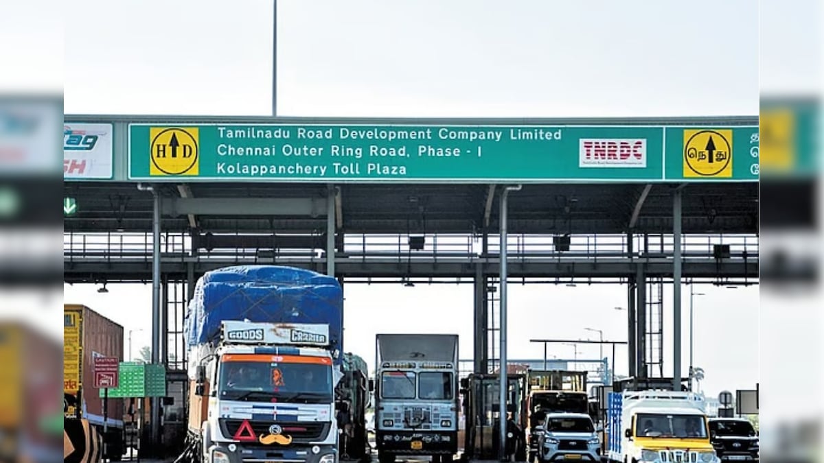 வாகன ஓட்டிகளுக்கு ஷாக்.. இன்று நள்ளிரவு முதல் சுங்கச்சாவடிகளில் கட்டண உயர்வு அமல்.. எவ்வளவு தெரியுமா? | தமிழ்நாடு - News18 தமிழ்