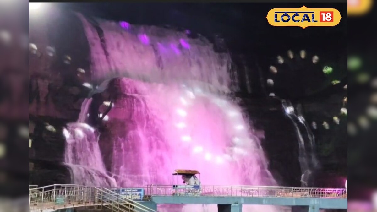 வண்ண ஒளியில் மின்னும் குற்றால அருவி... குளுகுளு கிளைமேட்டுடன் சாரல் திருவிழா கோலாகலம்..! - News18 தமிழ்