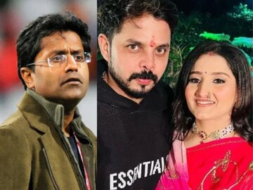 லலித் மோடி - ஸ்ரீசாந்த் மற்றும் அவரது மனைவி