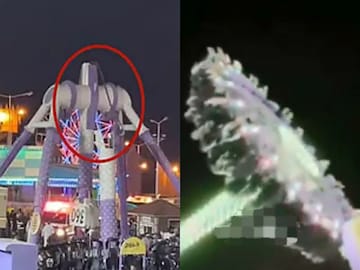 பொழுதுபோக்கு பூங்காவில் திடீரென ராட்டினம் உடைந்ததில் 23 பேர் காயம்