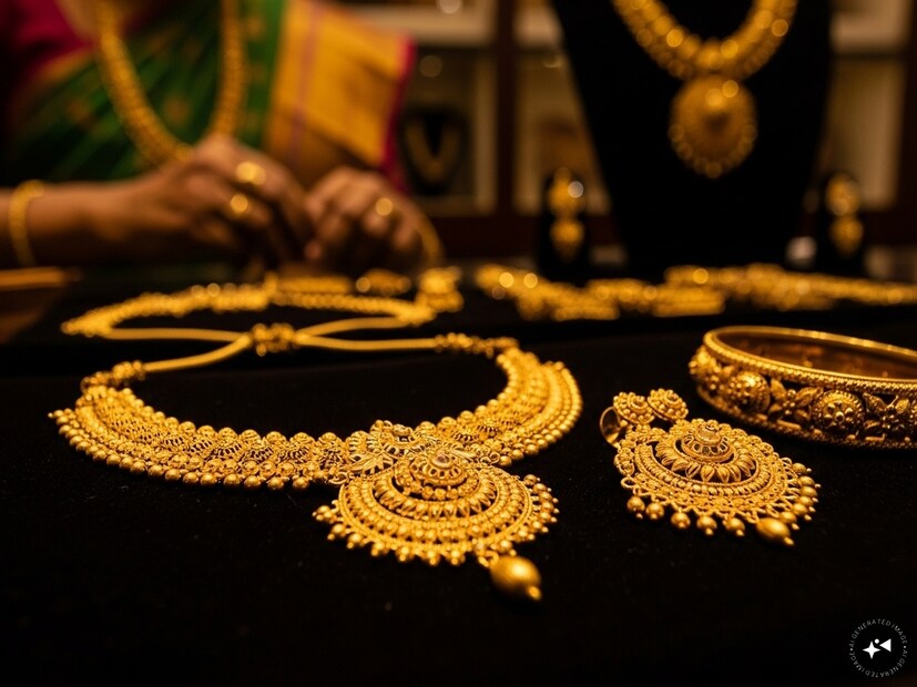  இப்போது 1 கிராம் 22K தங்கத்தின் விலை சுமார் ரூ. 10 ஆயிரம் ஆகும். இருப்பினும், 1 கிராம் தங்க நகைகள் என்று அழைக்கப்படுவது ஆன்லைனில் வெறும் ரூ.80 முதல் ரூ.500 வரை மட்டுமே விற்பனை செய்யப்படுகிறது. இதை பற்றி தெரிந்து கொள்ளலாமல், தங்க நகை என்று நினைத்து மக்கள் ஒரு கிராம் தங்கத்தை வாங்குகிறார்கள்.