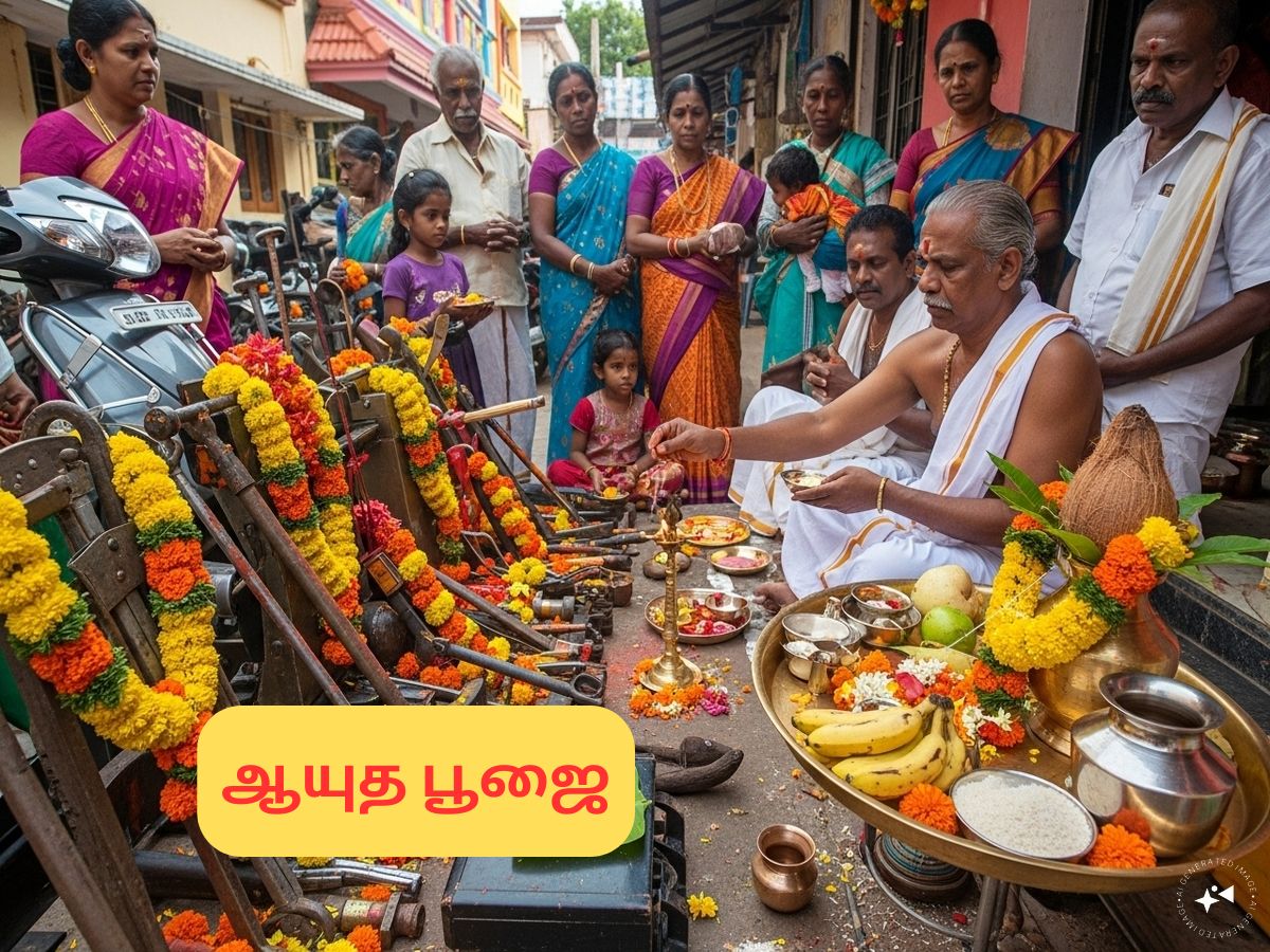 Ayudha poojai | ஆயுத பூஜைக்கு சாமி கும்பிட உகந்த நேரம் என்ன? | ஆன்மீகம் ...