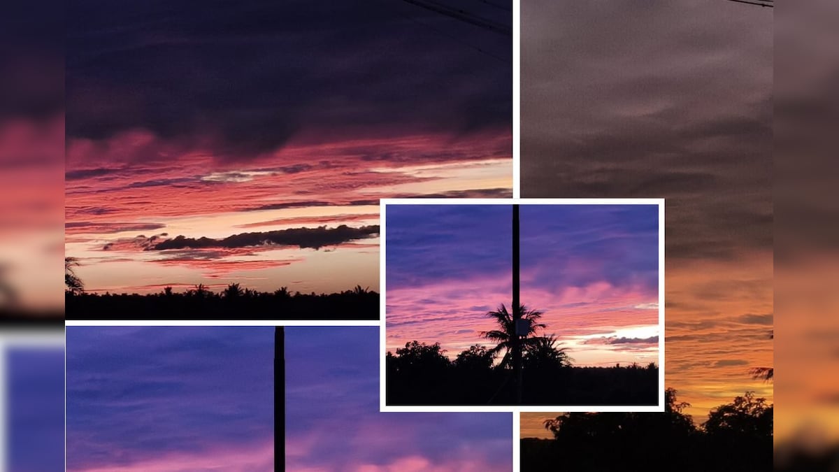 கண் கவரும் ரம்மிய காட்சி!! சூரிய உதயமாகம் போது நடக்கக்கூடிய வானிலை நிகழ்வு... | தஞ்சாவூர் - News18 தமிழ்