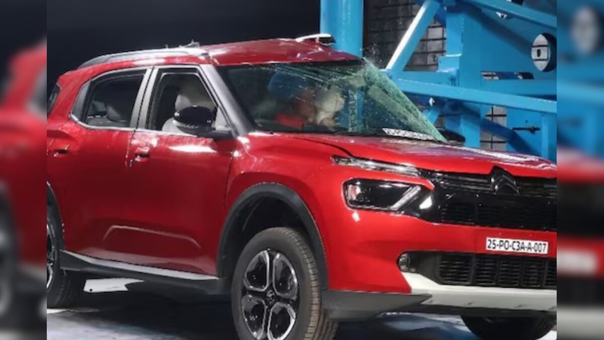 பாரத் NCAP பாதுகாப்பு மதிப்பீட்டில் 5 ஸ்டார்  ரேட்டிங் பெற்ற Citroen C3 Aircross! | ஆட்டோமொபைல் - News18 தமிழ்