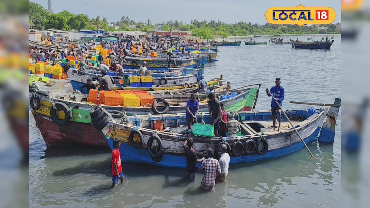 மீண்டும் மீண்டுமா ? மோந்தா புயல் காரணமாக மீனவர்கள் கடலுக்கு செல்லத் தடை | ராமநாதபுரம் - News18 தமிழ்