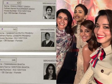 நடிகைகள் பெயரில் போலி வாக்காளர் அட்டை நடிகைகள் பெயரில் போலி வாக்காளர் அட்டை