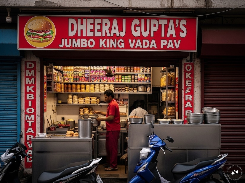 அதன்படி, 2001-இல், மலாட்டில் “சாட் ஃபேக்டரி” என்கிற சிறிய கடையைத் தொடங்கிய குப்தா, விற்பனையில் அதிக கவனம் பெற்றது வட பாவ் என்பதை கவனித்தார். இதையடுத்து, அதே ஆண்டிலேயே, “ஜம்போகிங்” என்கிற தனது முதல் கடையைத் தொடங்கிய அவர், ரூ.5-க்கு வட பாவை விற்கத் தொடங்கினார், அப்போது சாலையோர கடைகளில் வட பாவ் ரூ.2-க்கு விற்கப்பட்டது. விலை சற்று அதிகமாகவே இருந்தாலும், ஜம்போகிங் வழங்கிய சுத்தம், ஒழுங்கு மற்றும் தொழில்முறை அணுகுமுறை மும்பை மக்களின் கவனத்தை ஈர்த்தது. அதன்படி, 2001-இல், மலாட்டில் “சாட் ஃபேக்டரி” என்கிற சிறிய கடையைத் தொடங்கிய குப்தா, விற்பனையில் அதிக கவனம் பெற்றது வட பாவ் என்பதை கவனித்தார். இதையடுத்து, அதே ஆண்டிலேயே, “ஜம்போகிங்” என்கிற தனது முதல் கடையைத் தொடங்கிய அவர், ரூ.5-க்கு வட பாவை விற்கத் தொடங்கினார், அப்போது சாலையோர கடைகளில் வட பாவ் ரூ.2-க்கு விற்கப்பட்டது. விலை சற்று அதிகமாகவே இருந்தாலும், ஜம்போகிங் வழங்கிய சுத்தம், ஒழுங்கு மற்றும் தொழில்முறை அணுகுமுறை மும்பை மக்களின் கவனத்தை ஈர்த்தது.