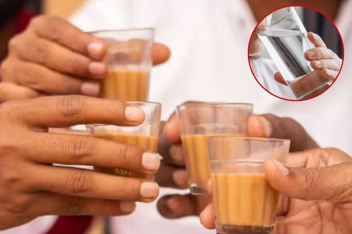 டீ குடிக்கும் முன் அல்லது பின் எப்போது தண்ணீர் குடிக்கணும்..?
