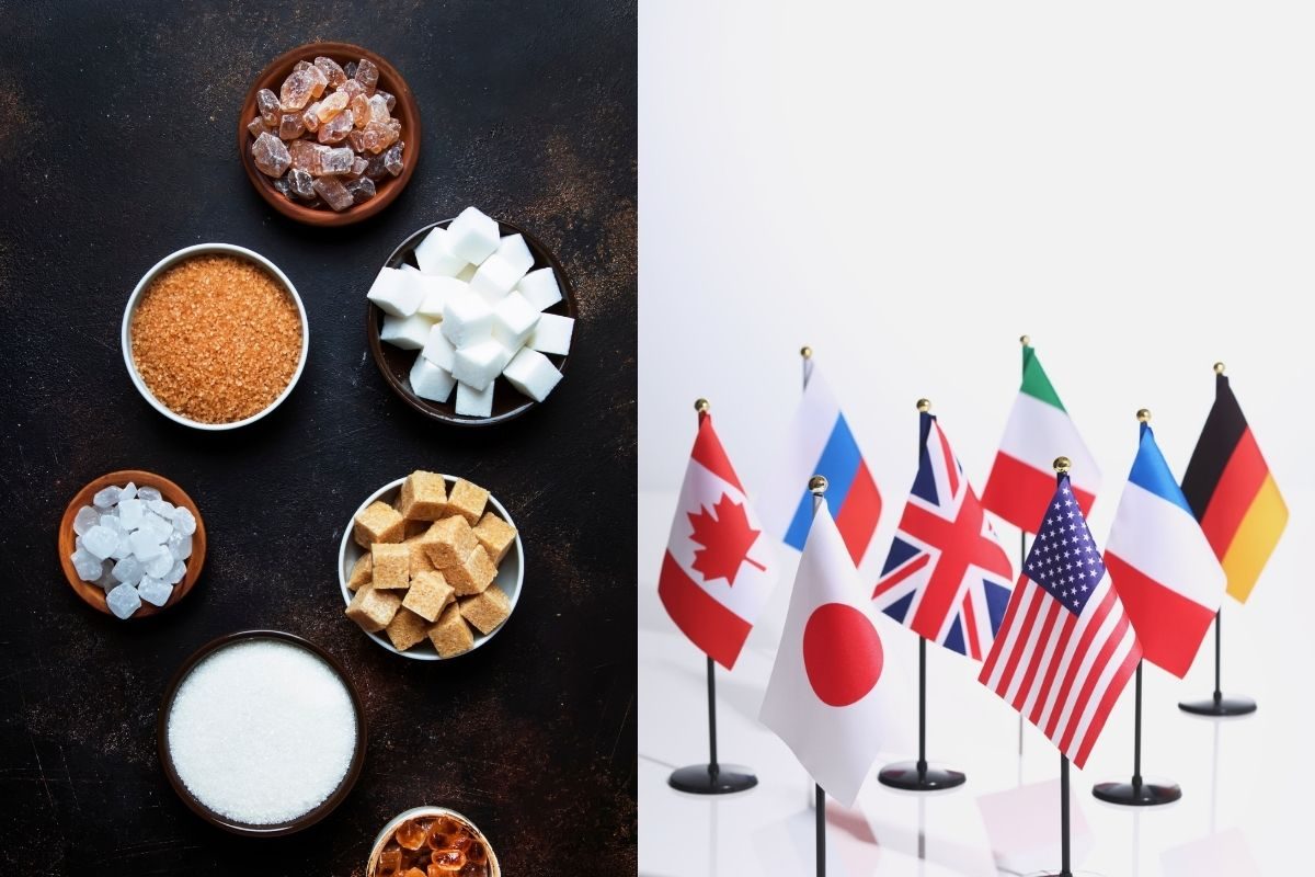 தினசரி 100 கிராமுக்கு மேல் சர்க்கரை எடுத்துக்கொள்ளும் டாப் 10 நாடுகள்