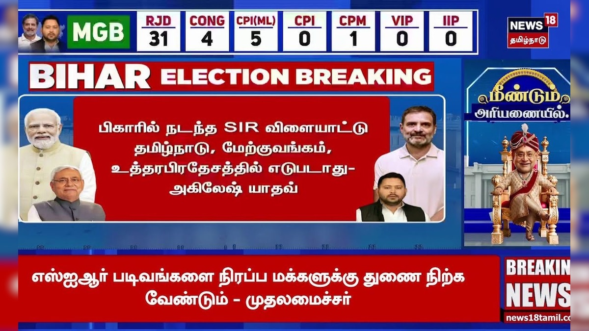 Bihar Election Result | பிகாரில் நடந்த SIR விளையாட்டு தமிழ்நாடு, மேற்குவங்கம், UP-ல் எடுபடாது | தமிழ்நாடு - News18 தமிழ்