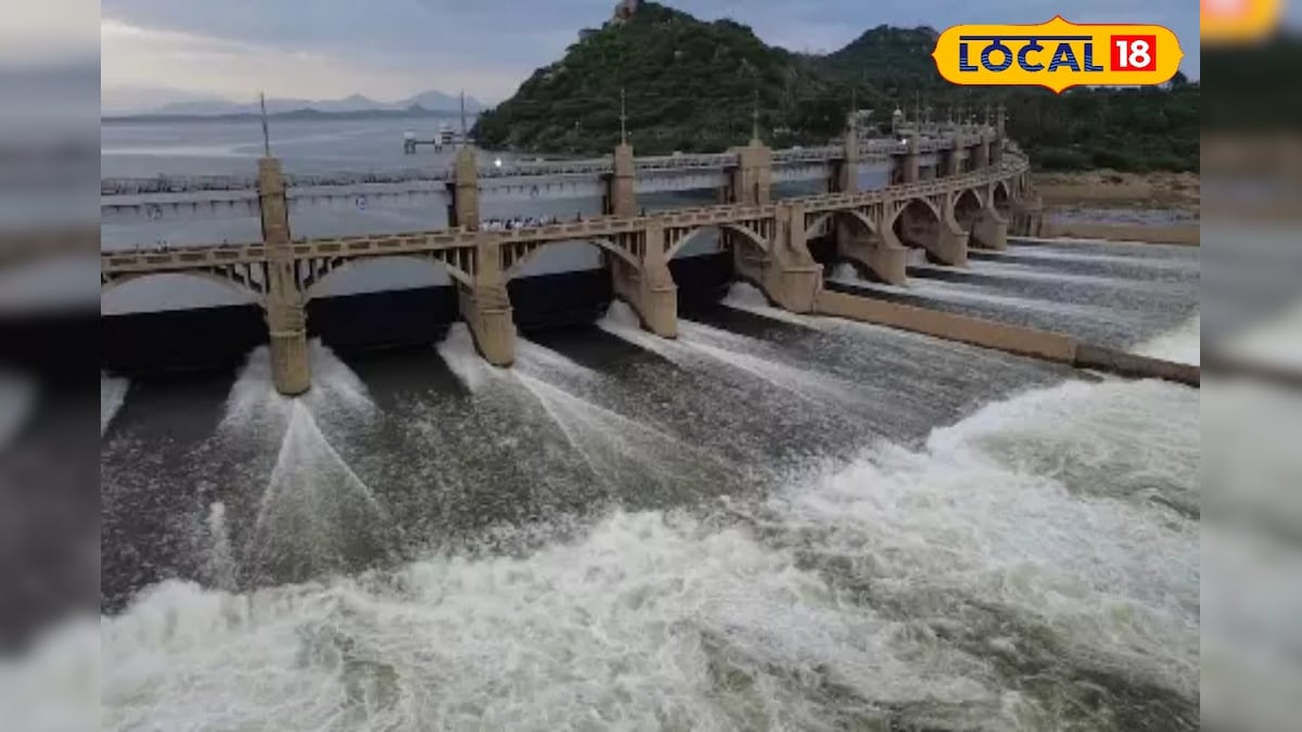 Chennai Reservoirs : நிரம்பி வழியும் நீர்நிலைகள்... வெளியேற்றப்படும் உபரி நீர் | தமிழ்நாடு - News18 தமிழ்