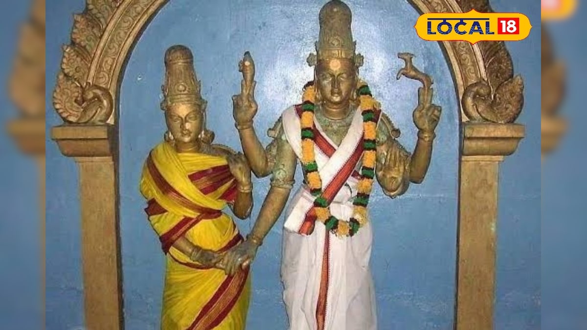 திருமண தடை நீக்கும் திருவேள்விக்குடி... கல்யாண சுந்தரேசுவரரை வழிபட்டால் கைகூடும் பாக்கியம்... | மயிலாடுதுறை - News18 தமிழ்