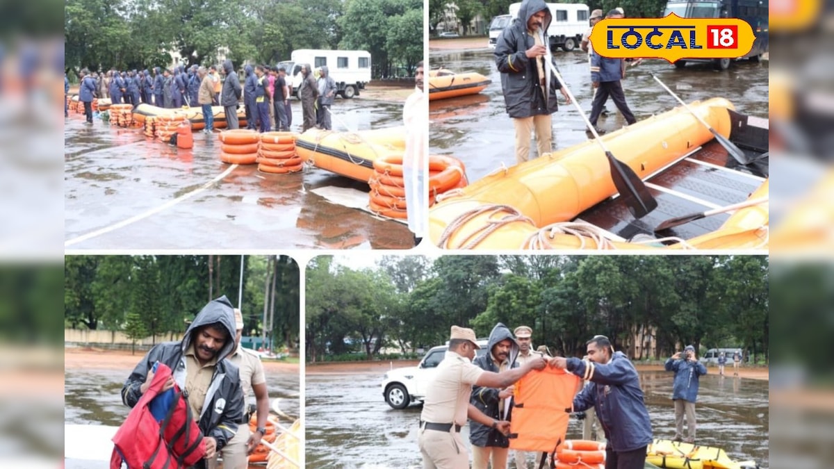 கன்னியாகுமரியை மிரட்டும் கனமழை... களத்தில் இறங்கிய பேரிடர் மீட்பு படை... | கன்னியாகுமரி - News18 தமிழ்