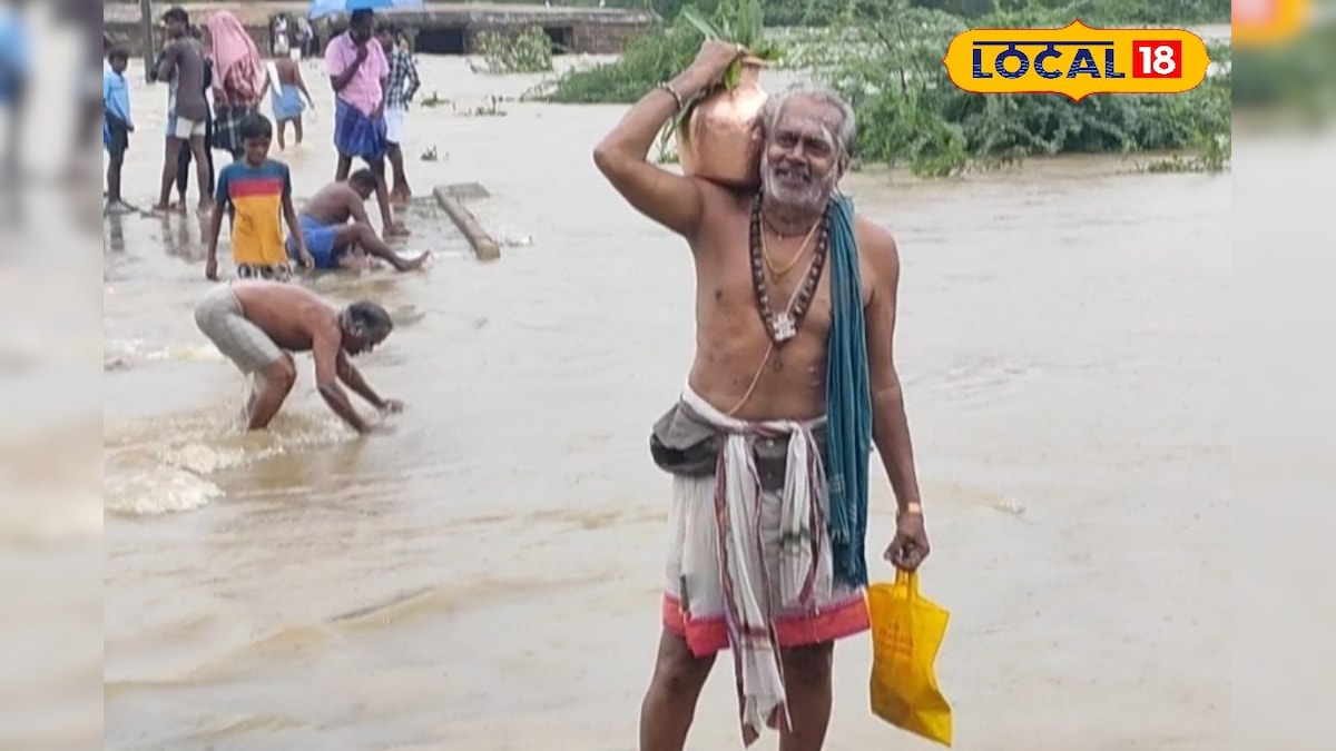 மழையெல்லாம் முக்கியமில்லை... நெல்லையப்பர் தான் எல்லாம்... தீர்த்தம் சுமந்து சென்ற ஊழியர்! | திருநெல்வேலி - News18 தமிழ்