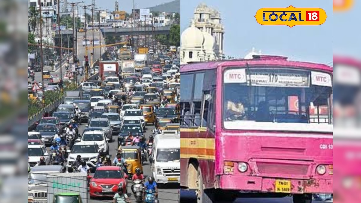 சென்னையில் பேருந்து முன்னுரிமை பாதை: போக்குவரத்து நெரிசல் குறையும் | தமிழ்நாடு - News18 தமிழ்