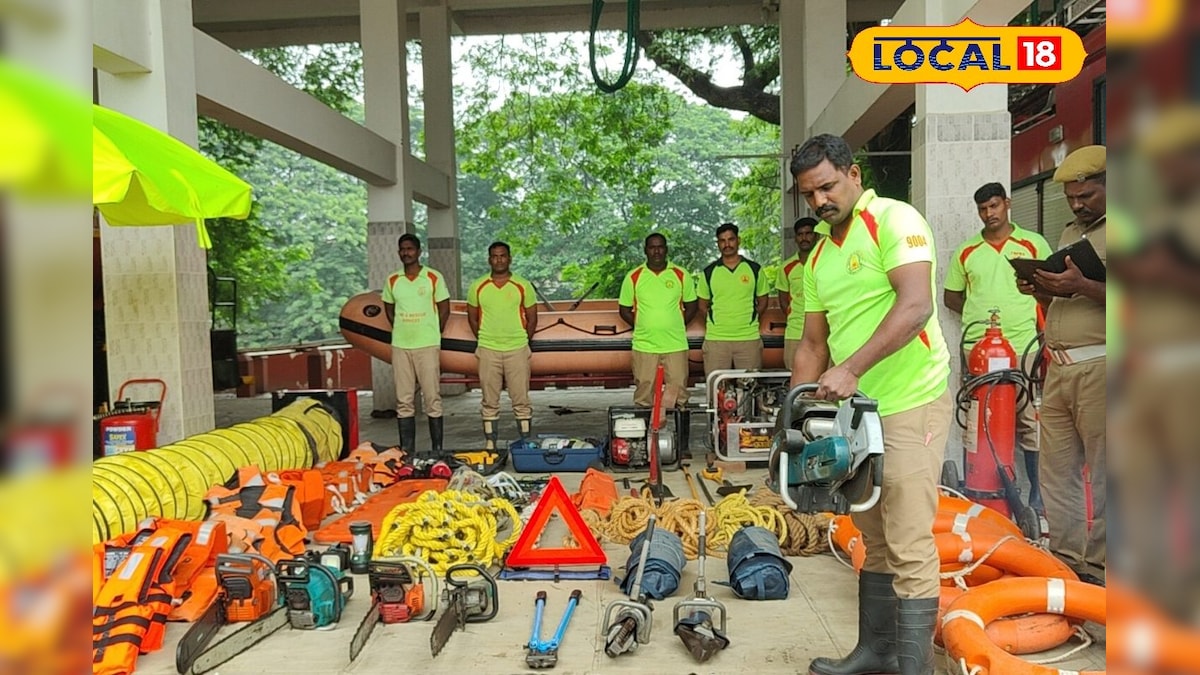 புயலோ மழையோ எதையும் எதிர்கொள்வோம்... விழுப்புரத்தில் தயார் நிலையில் தீயணைப்பு துறையினர்... | விழுப்புரம் - News18 தமிழ்