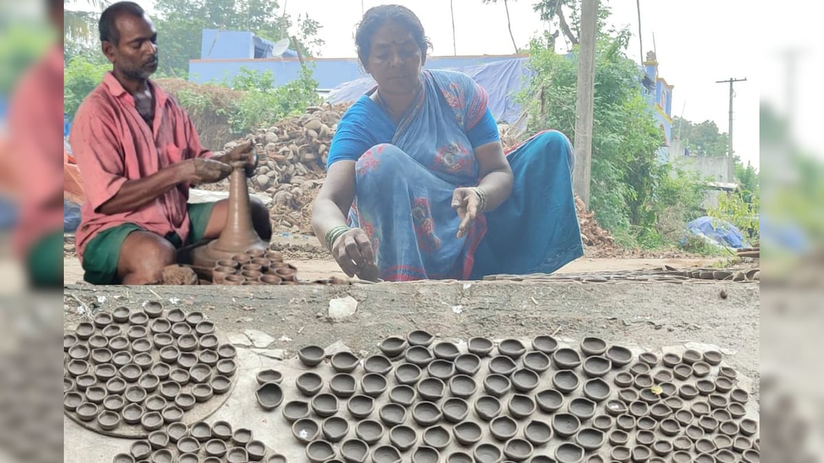 விளக்கு விற்கும் எங்கள் வாழ்க்கையில் ஒளியில்லை... வேதனையில் மண்பாண்ட கலைஞர்கள்  | தமிழ்நாடு - News18 தமிழ்