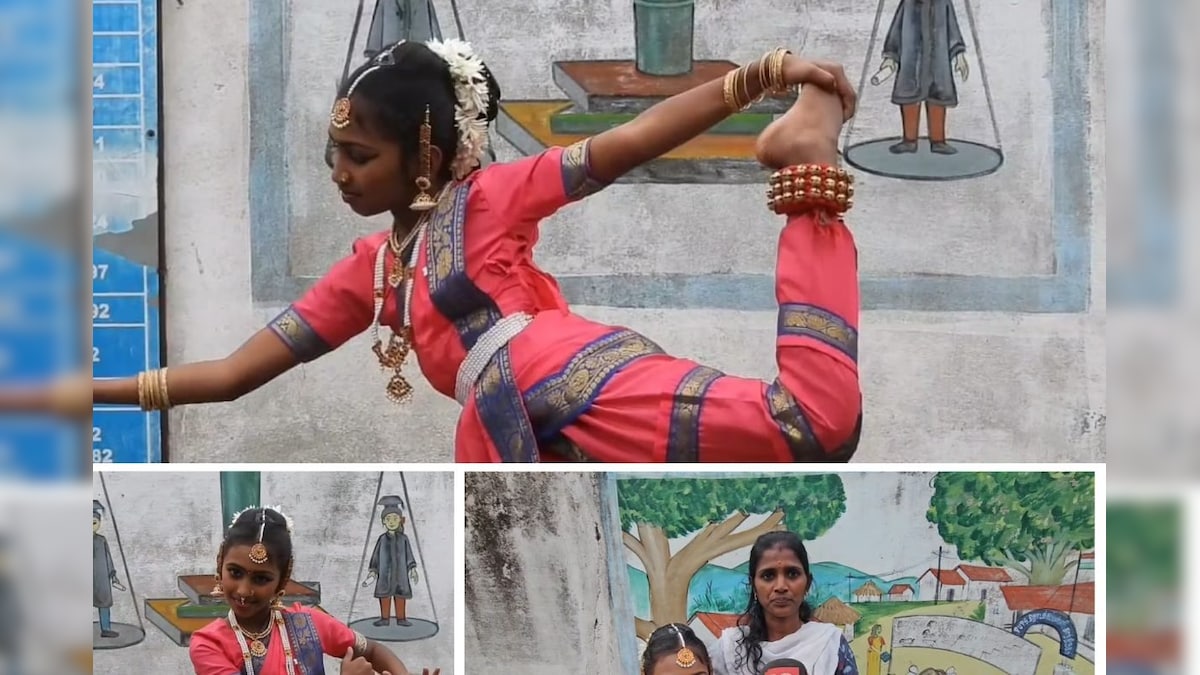 என்னால முடியல ஏன் பொண்ணு சாதிச்சிட்டா!! YOUTUBE- பார்த்து பரதநாட்டியம் கற்றுக்கொண்ட மாணவி | திண்டுக்கல் - News18 தமிழ்