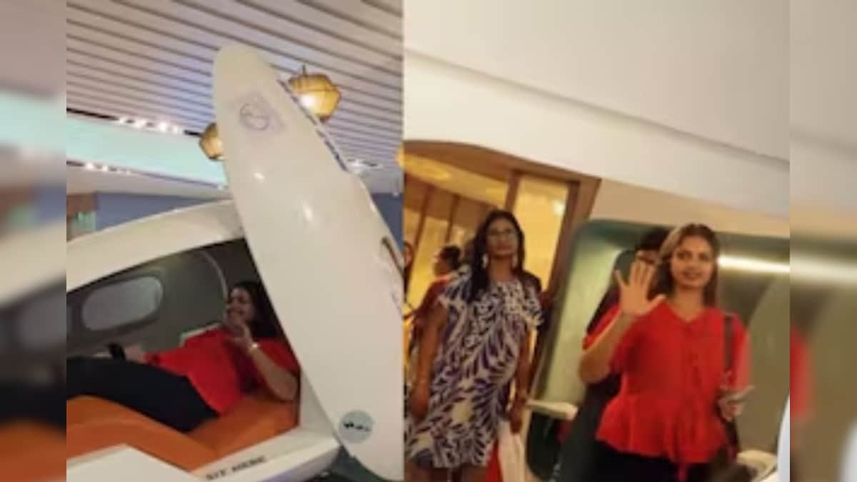 பெங்களூரு விமான நிலையத்தில் வரவேற்பைப் பெற்றுள்ள ஸ்லீப்பிங் பாட்கள்...! வைரலாகும் வீடியோ... | ட்ரெண்டிங் - News18 தமிழ்