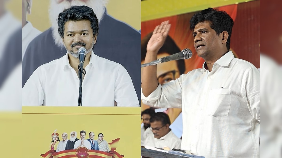 தவெக கொள்கை தலைவரின் பேரன்... திமுகவில் MLA - விஜய் பேசிய அந்த நபர் யார்? பின்புலம் என்ன? | தமிழ்நாடு - News18 தமிழ்