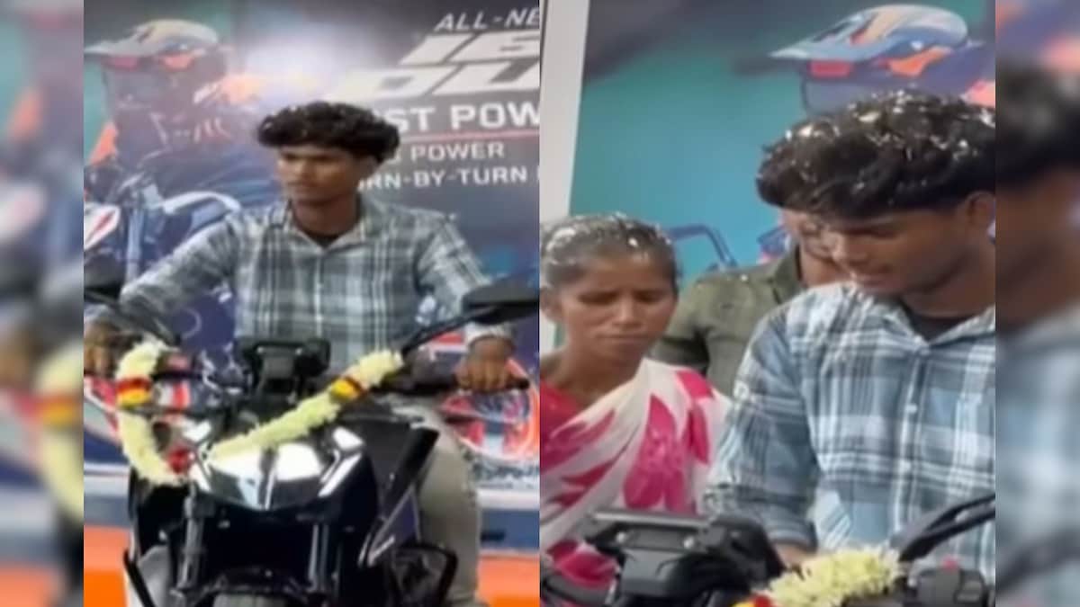 ”அவங்க என் அம்மாவே இல்ல.. என்னனு தெரியாம பேசுறீங்க..” - வைரல் வீடியோ... கேடிஎம் பைக் வாங்கிய இளைஞர் ஆதங்கம்! | தமிழ்நாடு - News18 தமிழ்