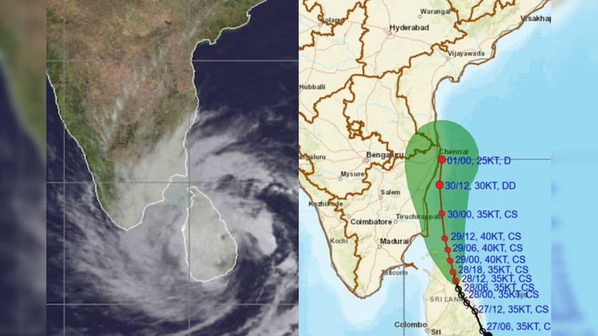 Ditwah Cyclone | மிரட்டும் டிட்வா புயல்... தற்போது எங்குள்ளது? எங்கு, எப்போது கரையை கடக்கும்? | தமிழ்நாடு - News18 தமிழ்