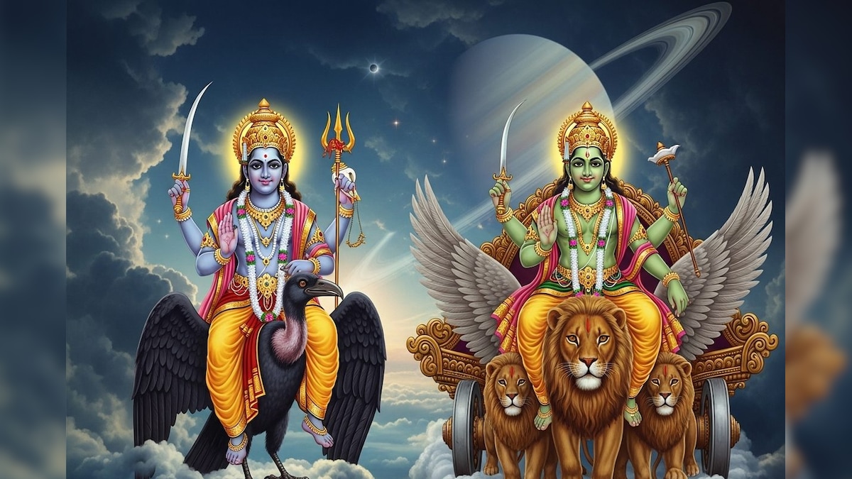 500 ஆண்டுகளுக்கு பிறகு நிகழும் மாற்றம்.. நேர்க்கோட்டு பாதையில் வரும் சனி-புதன்... அதிர்ஷ்டத்தை அள்ளப்போகும் ராசிகள்! | ஆன்மிகம் - News18 தமிழ்