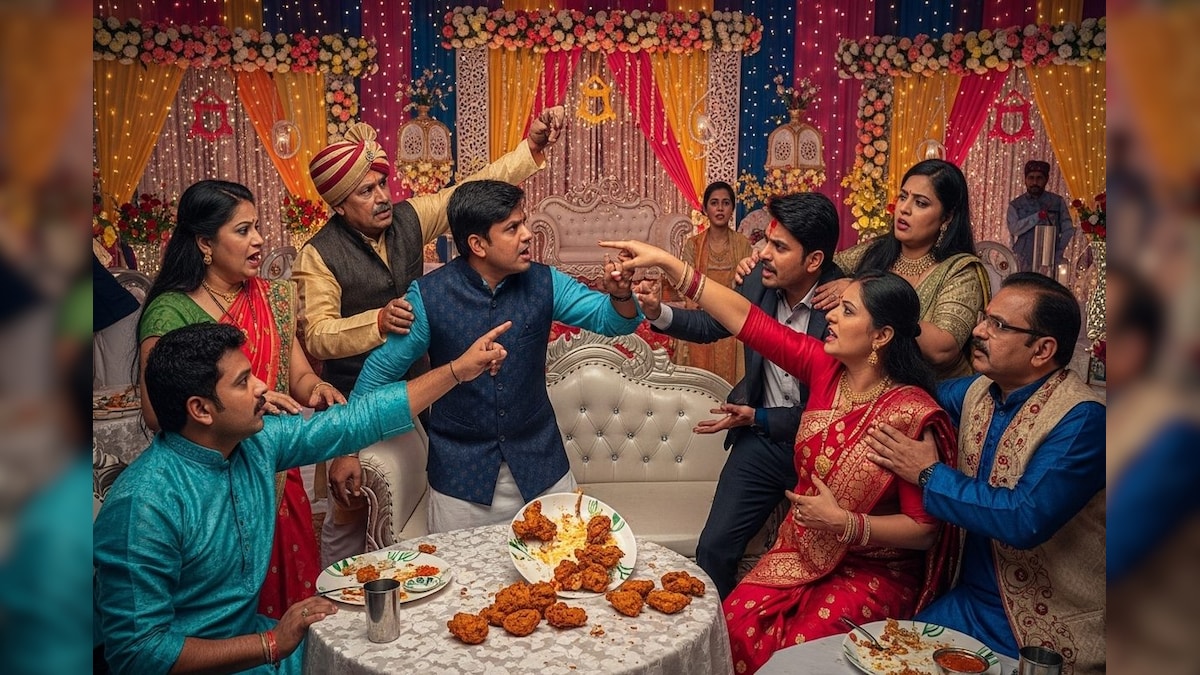 சிக்கன் ஃப்ரை தொடர்பாக நடந்த சண்டை...! போர்க்களமாக மாறிய திருமண விழா... | ட்ரெண்டிங் - News18 தமிழ்